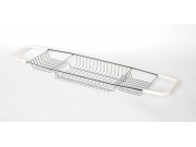 Delfinware Stainless Steel Bath Tray (Size: 53mm x 680mm x 185mm)